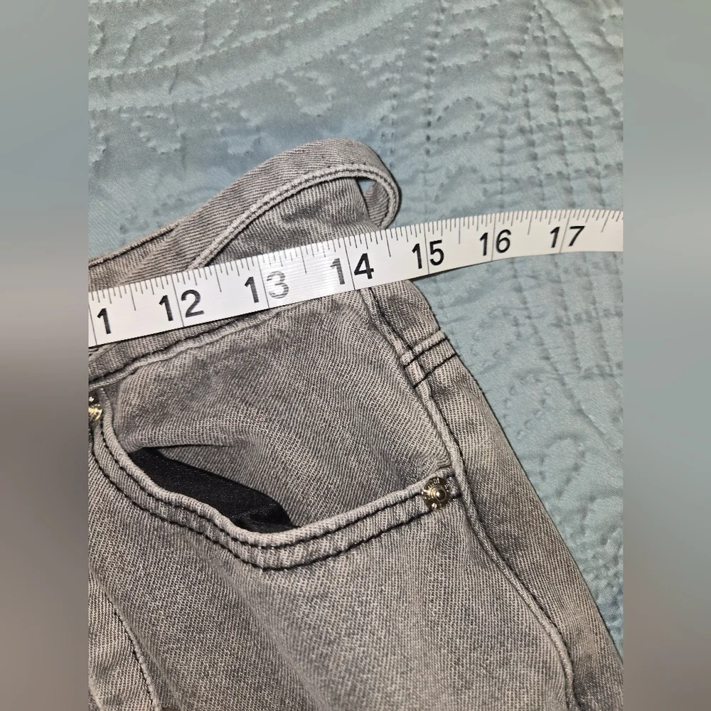 Edikted Women's S Gray Wide-Leg Jeans NEW - Picture 13 of 16